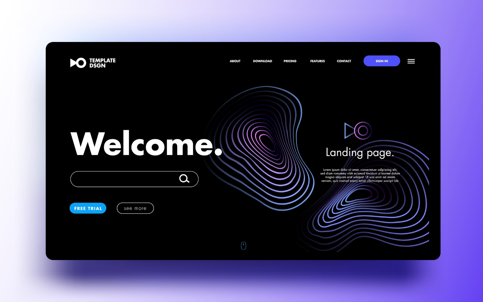 Create a world-class Website Landing Page