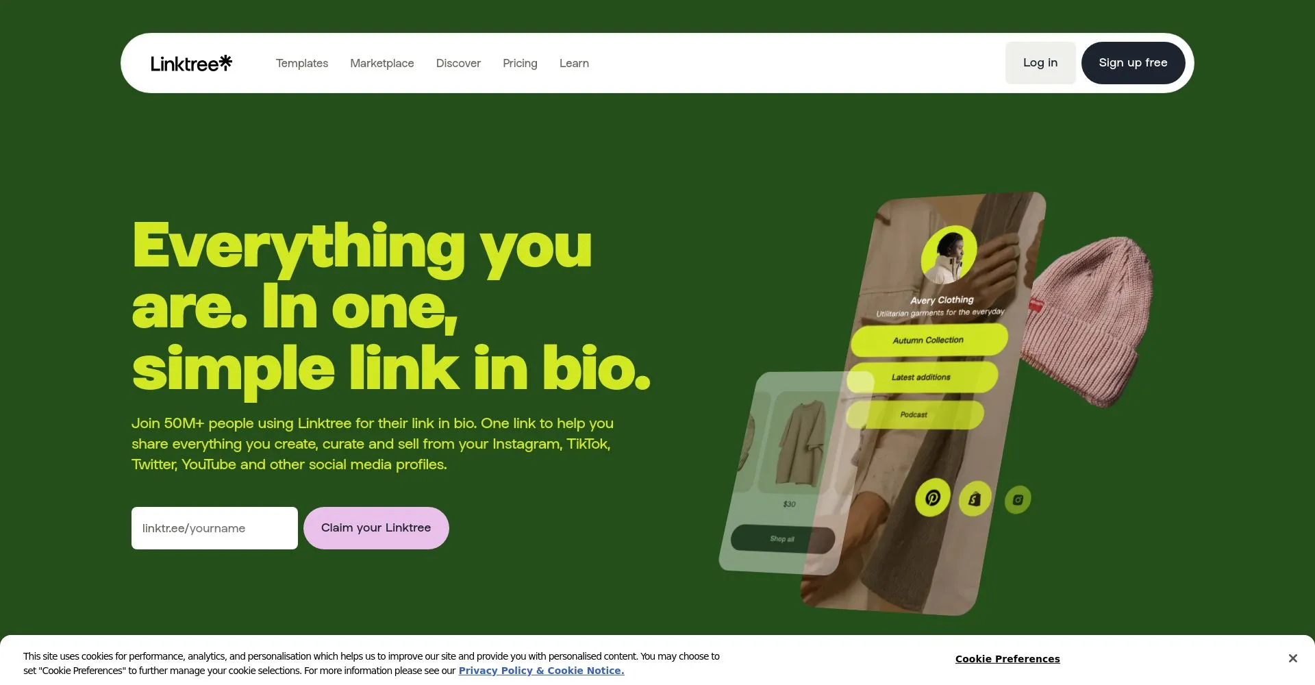 Create a world-class Website Landing Page